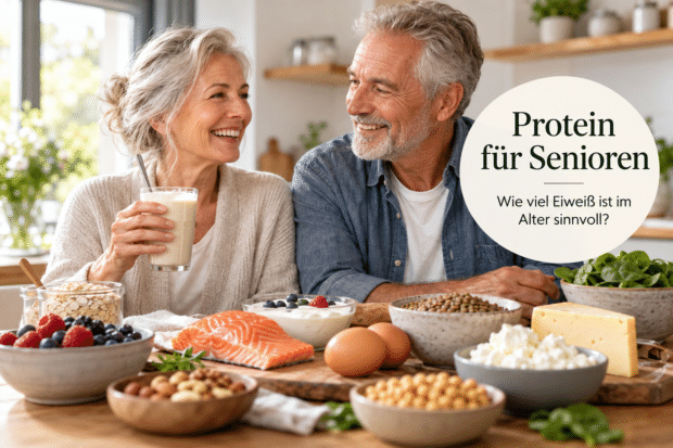 Protein für Senioren: Wie viel Eiweiß ist im Alter sinnvoll?